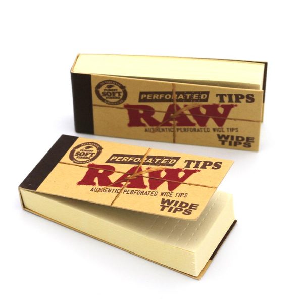 RAW Tips Wide - Perforated Filter Tips
