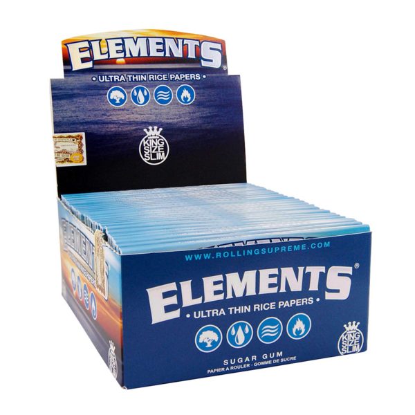 Elements-Papers-Blaettchen-aus-Reispapier-Elements-King-Size-Slim-Elements-Rolling-Papers-