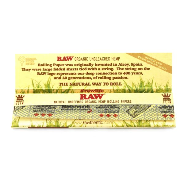 King-Size-Slim-Papers-RAW-papers-raw-slim-papers-raw-organic-hemp-papers-32-papes-